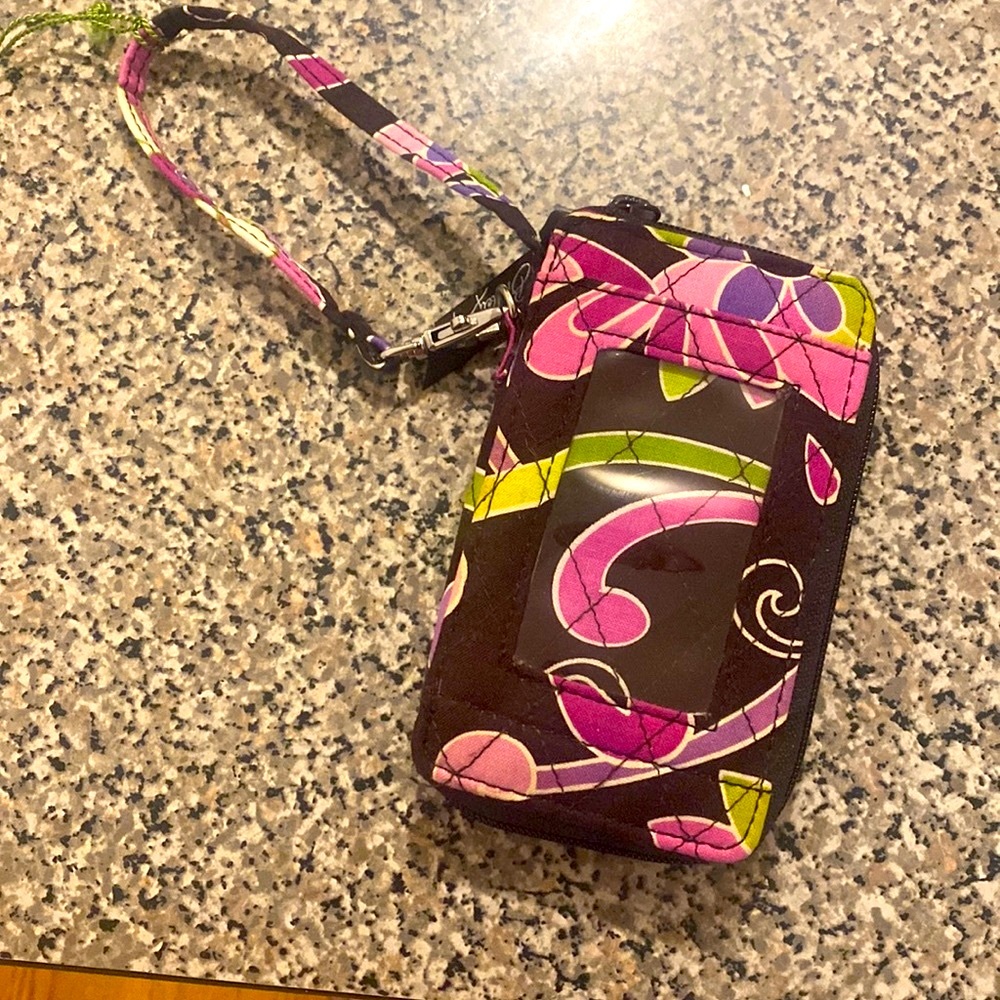 Brand new Vera Bradley - All in One Wristlet - purple punch